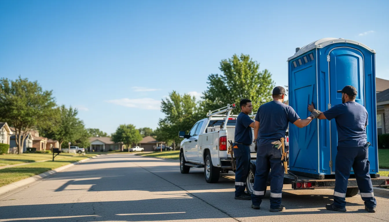 Portable Toilet Rental in Ennis, TX near me